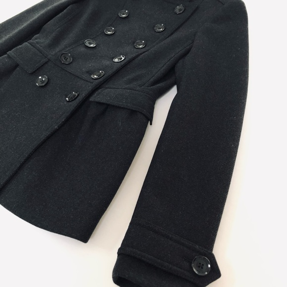 Burberry Brit Dark Gray Adamsleigh Military Coat - Picture 6 of 10